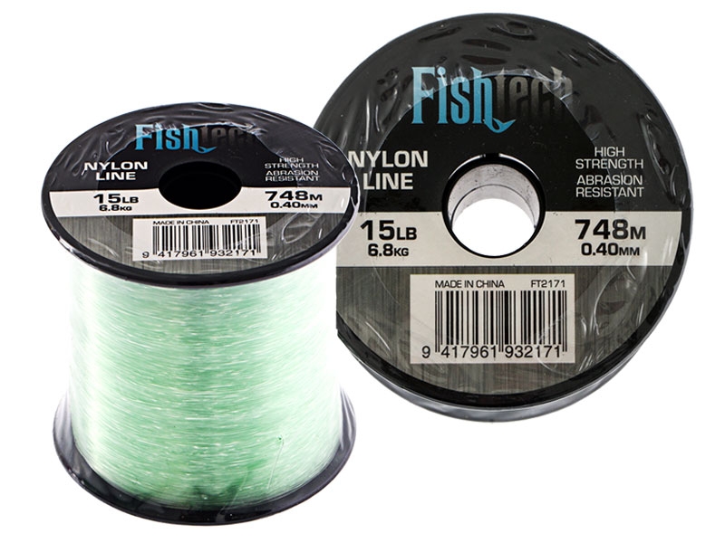 Fishtech 1/4 Pound Mono Line 15lb 748m