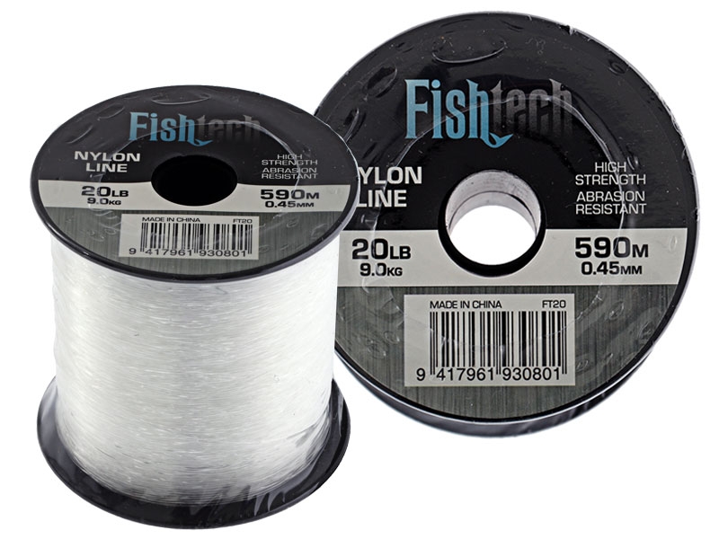 Fishtech 1/4 Pound Mono Line 20lb 590m