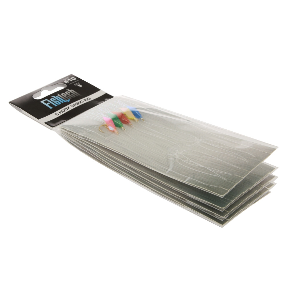 Fishtech 5 Hook Sabiki Rig