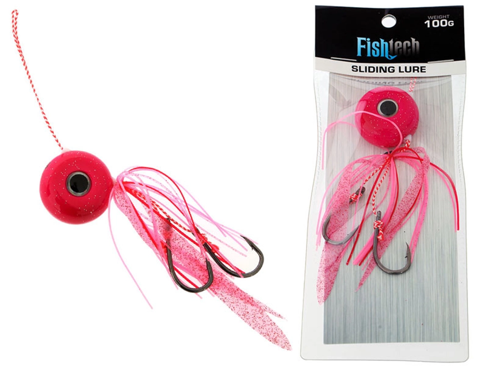 Fishtech Slippery Slider Lure 100g Pink Fishtech Slippery Slider Lure 100g Pink