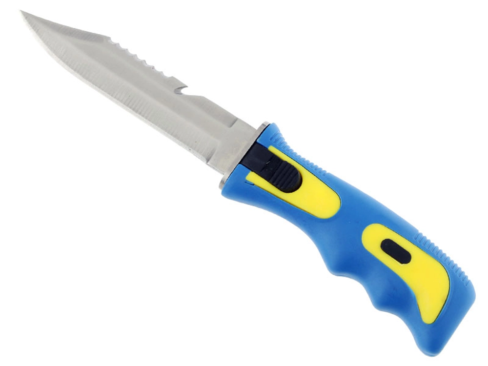 Anglers Mate Left-Handed Dive Knife with Sheath 12.5cm