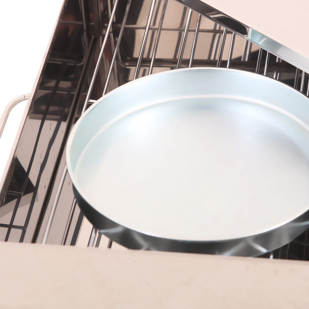 Kiwi Sizzler 2-Tray Stainless Steel Portable Smoker