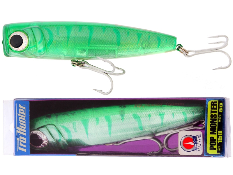 Pro Hunter Pop Monster Popper 150mm Aurora Green