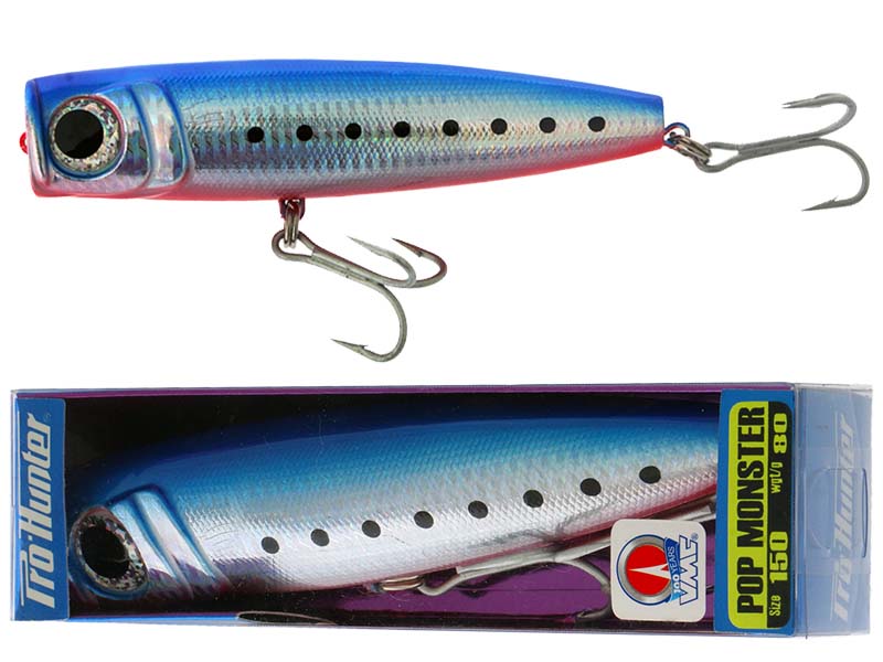 Pro Hunter Pop Monster Popper 150mm Blue Sardine