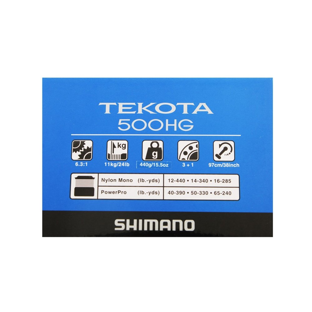 Shimano Tekota 500 A-HG Baitcast Reel