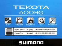 Shimano Tekota 600 A-HG Baitcast Reel Thumbnail Shimano Tekota 600 A-HG Baitcast Reel