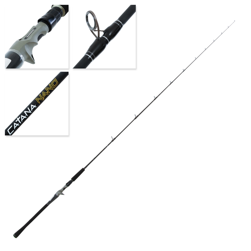 Shimano Catana Nano Baitcaster Rod 7ft 3-6kg 2pc