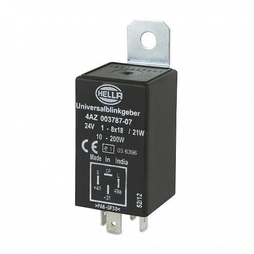 Hella Marine Electronic Flasher Unit 24V 4 Pin High Capacity