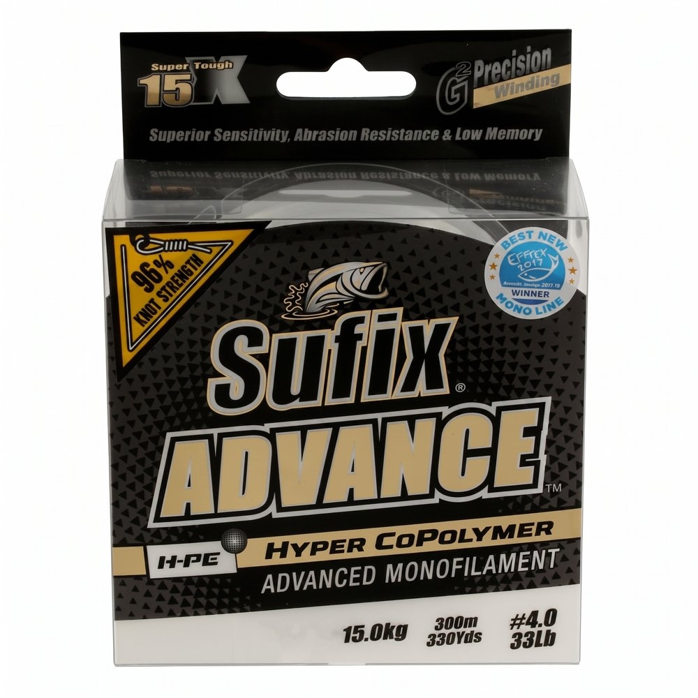 Sufix Advance H-PE Monofilament Clear 300m 15kg
