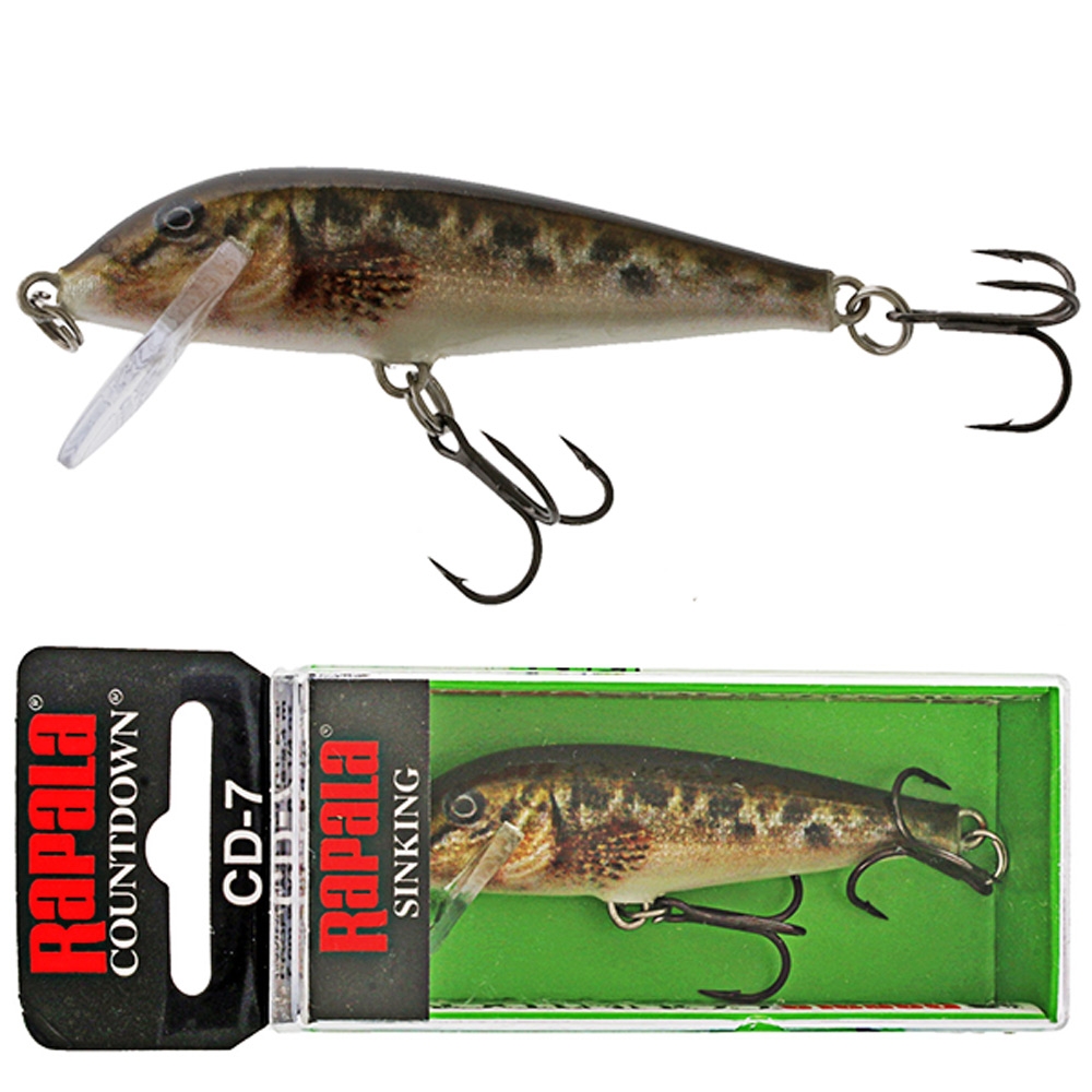 Rapala Countdown Sinking Lure CD-7 Live 7cm Sculpin