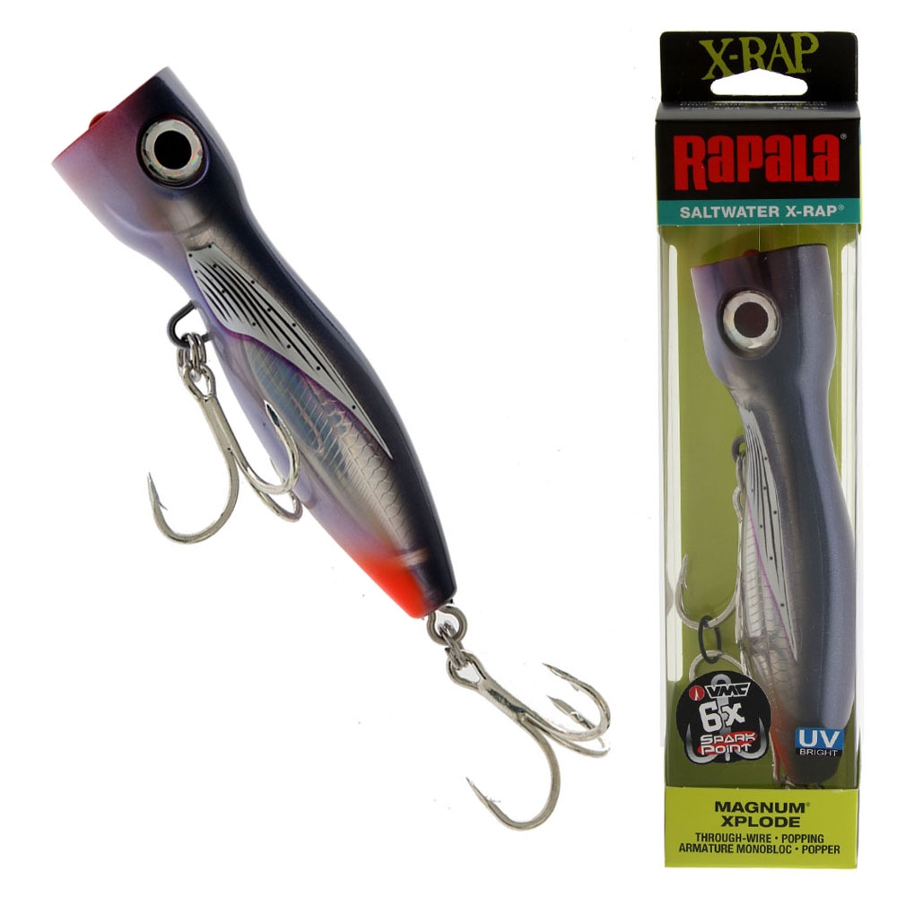 Rapala X-Rap Magnum Xplode Popper Lure 17cm 145g Flying Fish UV