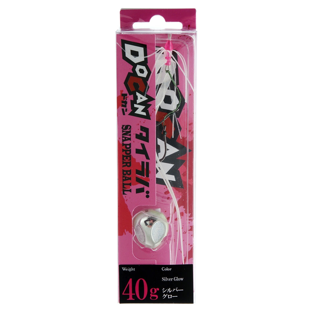 Storm DoCan Snapper Ball Slider Jig 40g Silver Glow