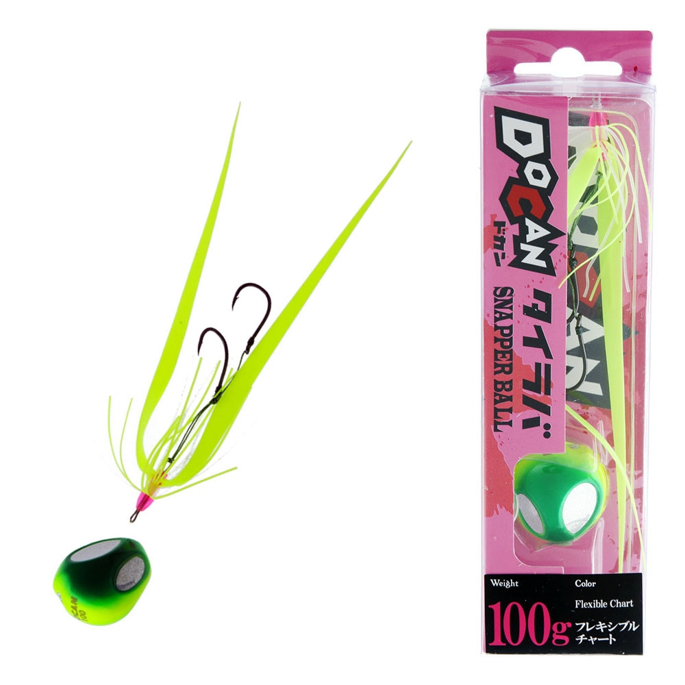 Storm DoCan Snapper Ball Slider Jig 100g Flexible Chartreuse
