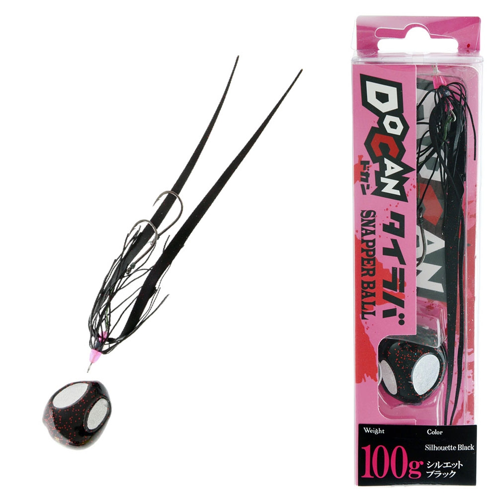 Storm DoCan Snapper Ball Slider Jig 100g Silhouette Black