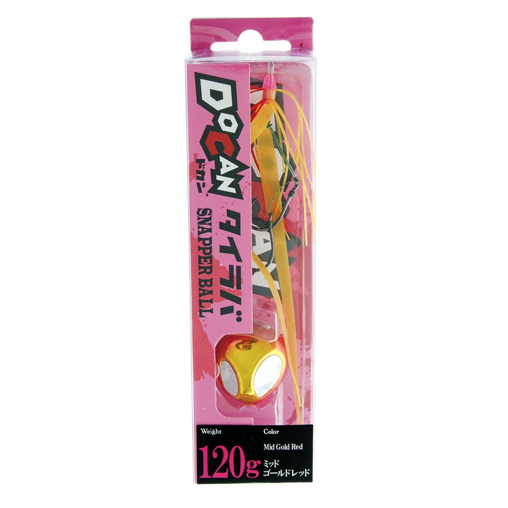 Storm DoCan Snapper Ball Slider Jig 120g Mid Gold Red