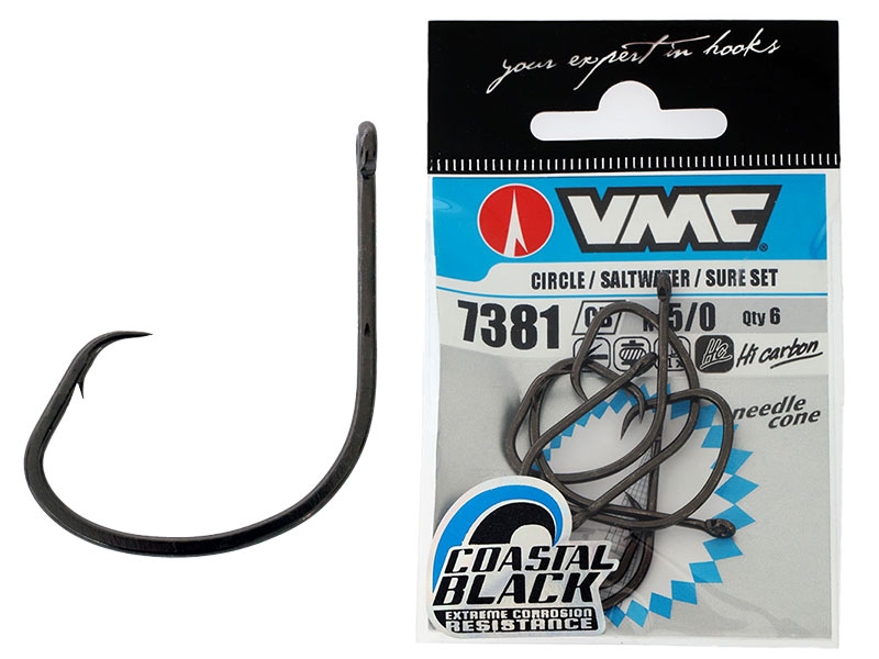 VMC 7381CB SureSet Circle Hook 5/0 Qty 6