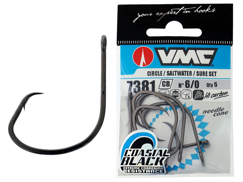 VMC 7381CB SureSet Circle Hook 6/0 Qty 5