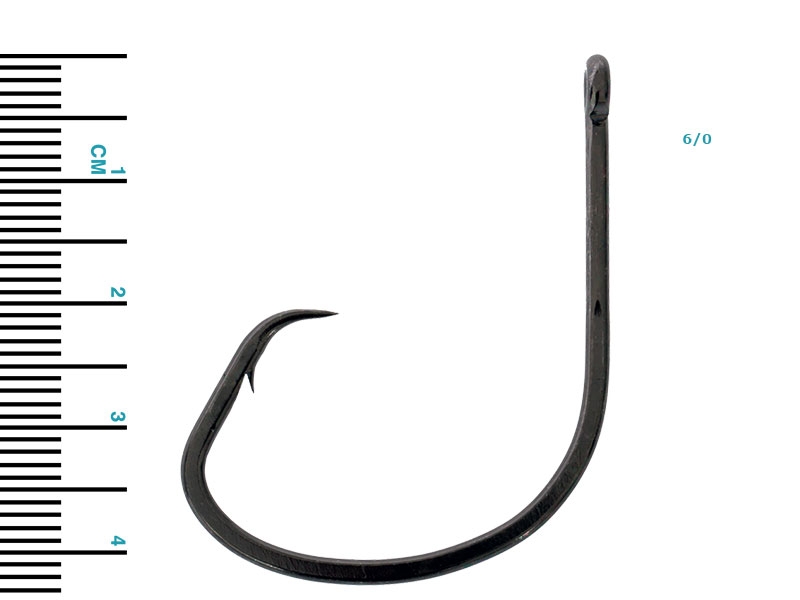 VMC 7381CB SureSet Circle Hooks - Coastal Black Finish