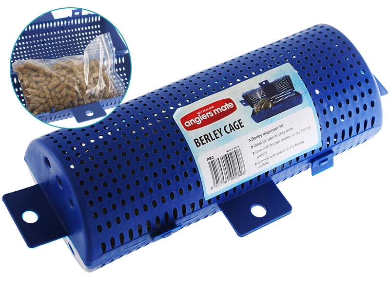 Anglers Mate Plastic Burley Cage with Pellets
