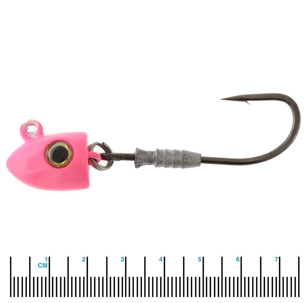 Berkley Nitro Elevator Jig Heads 5/0 1oz 28g Lumo Pink Qty 2