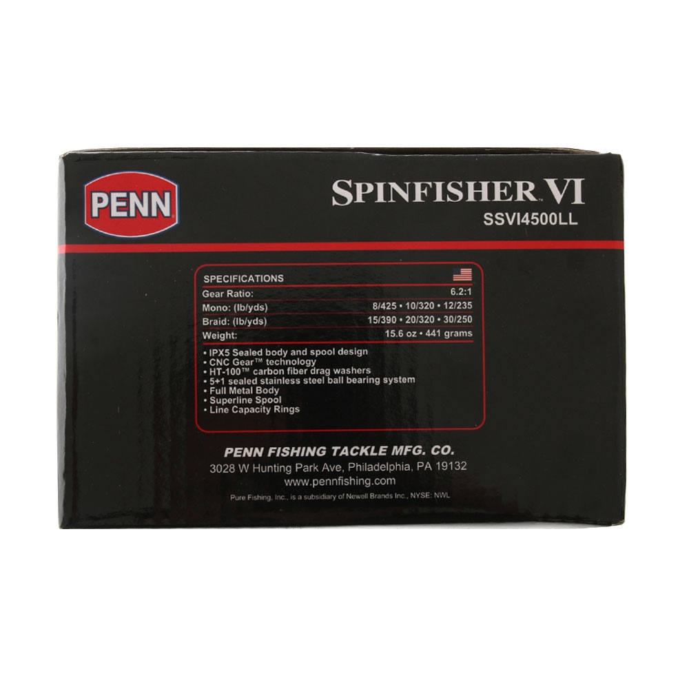 PENN Spinfisher VI 4500 Live Liner Spinning Reel