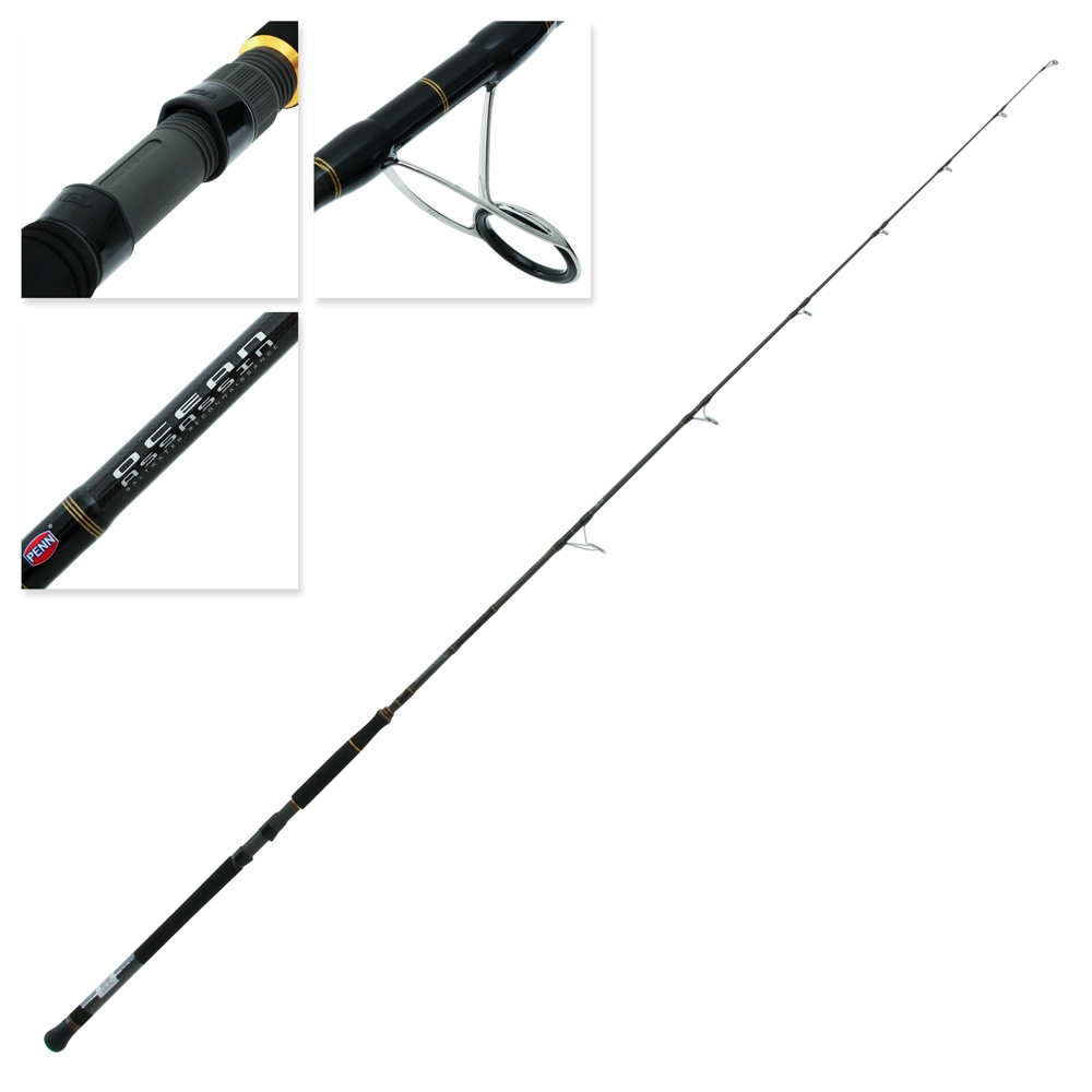 PENN Ocean Assassin Spinning Rod 7ft 7in PE4-6 2pc