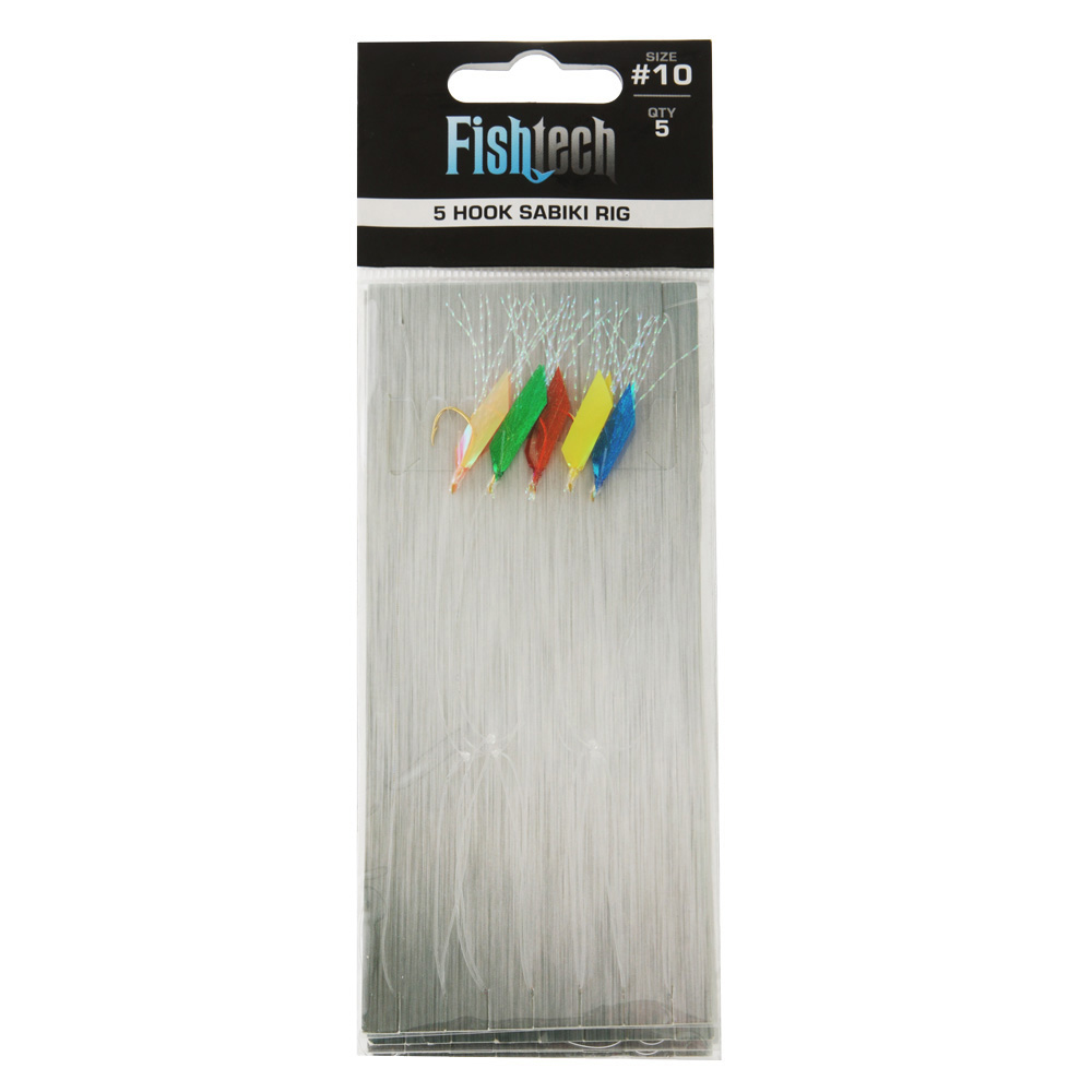Fishtech 5 Hook Sabiki Rig