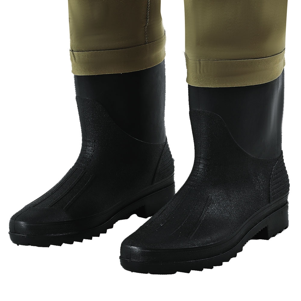 Snowbee Neoprene Waist Waders with Cleated Sole Size 11