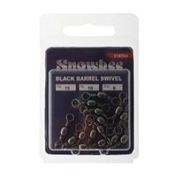 Snowbee Black Barrel Swivels Size 6 10kg Qty 15 Thumbnail Snowbee Black Barrel Swivels Size 6 10kg Qty 15