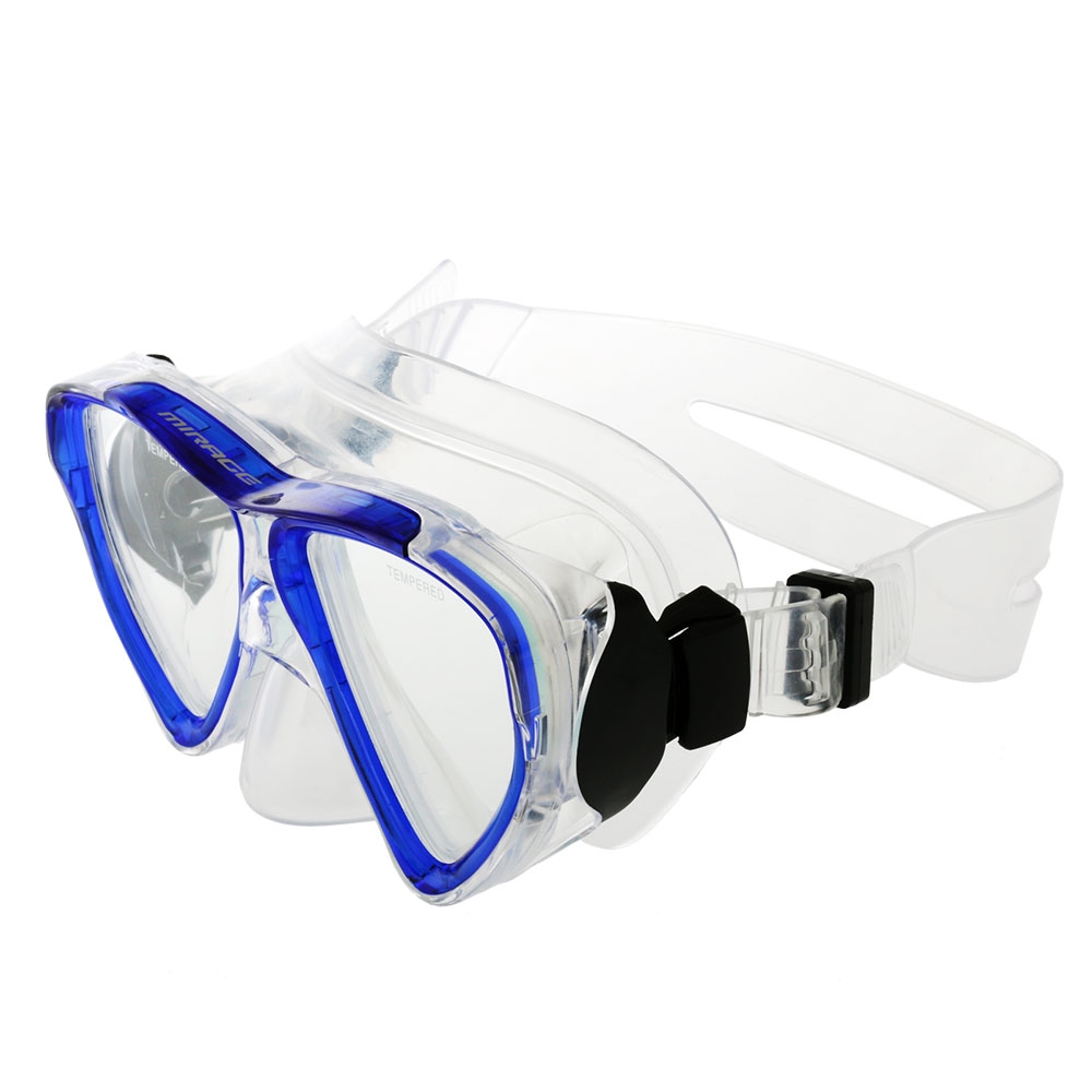 Mirage Turtle Junior Dive Mask and Snorkel Set Blue