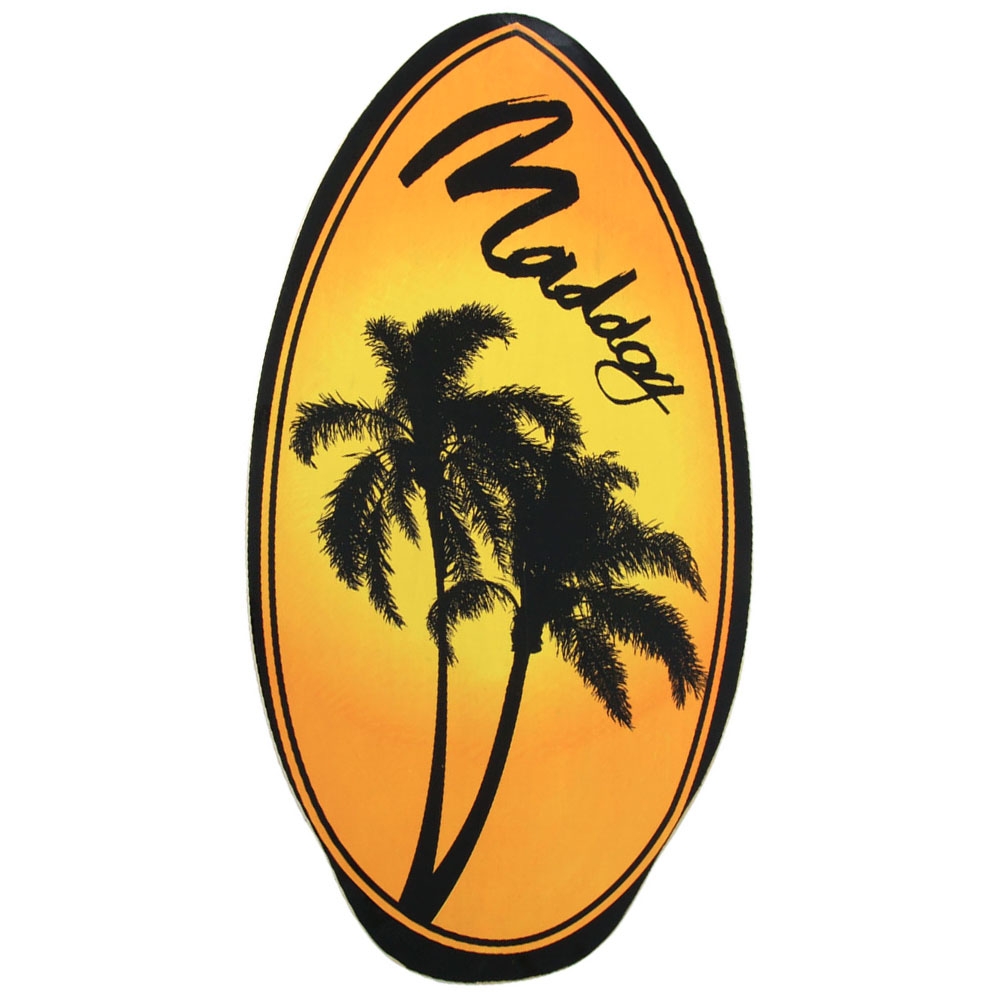 Maddog Skimboard Wedge 37in Yellow