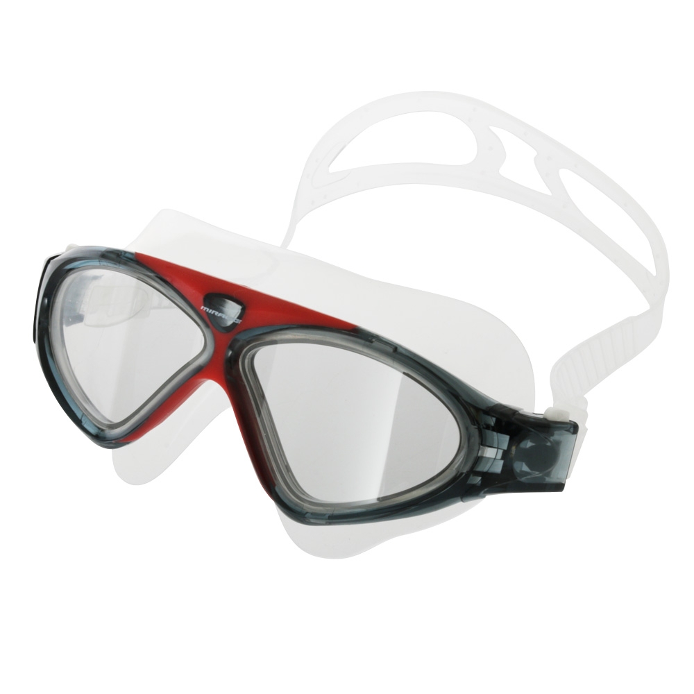 Mirage Lethal Swimming Goggles Smoke/Red