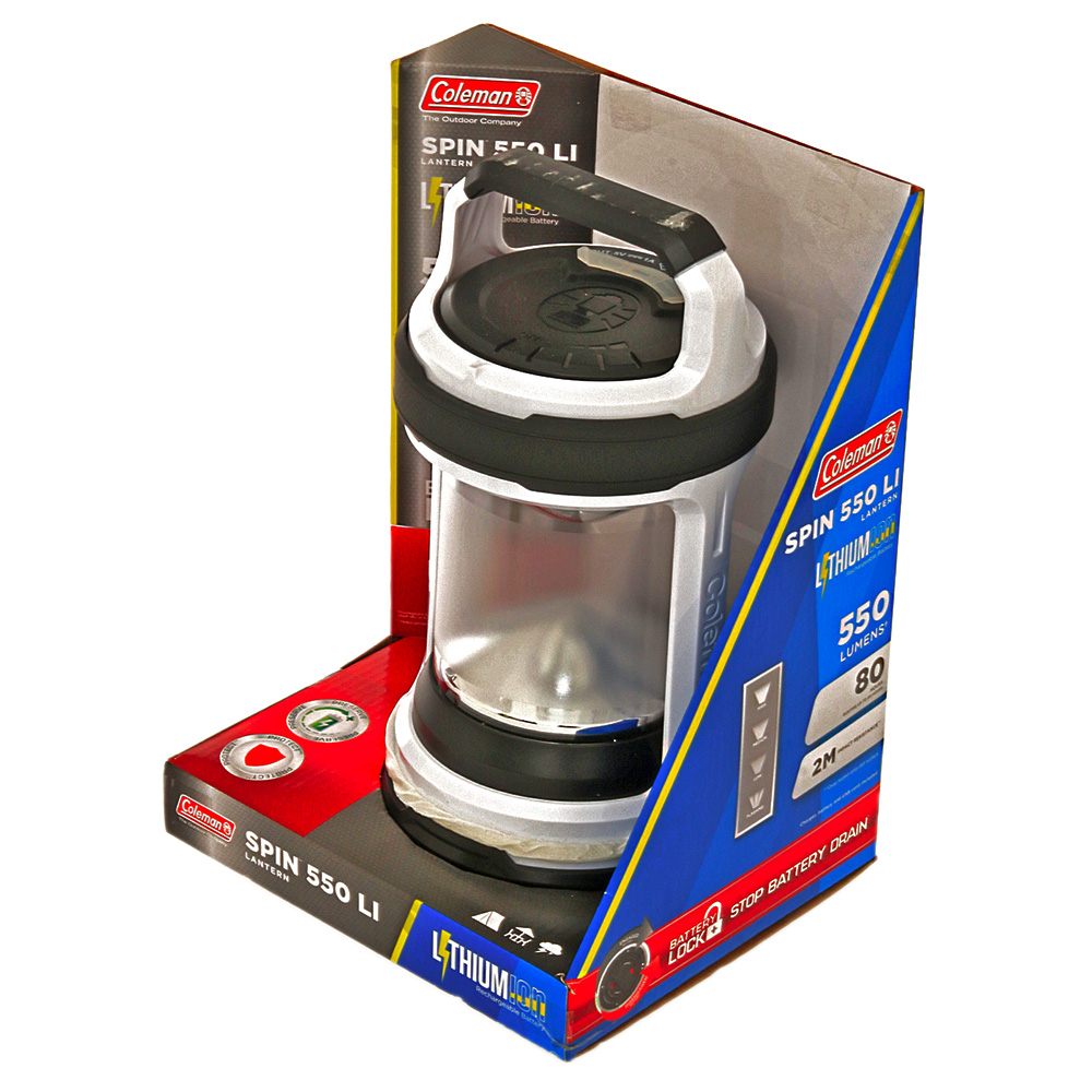 Coleman Vanquish Spin Rechargeable Camping Lantern 550lm