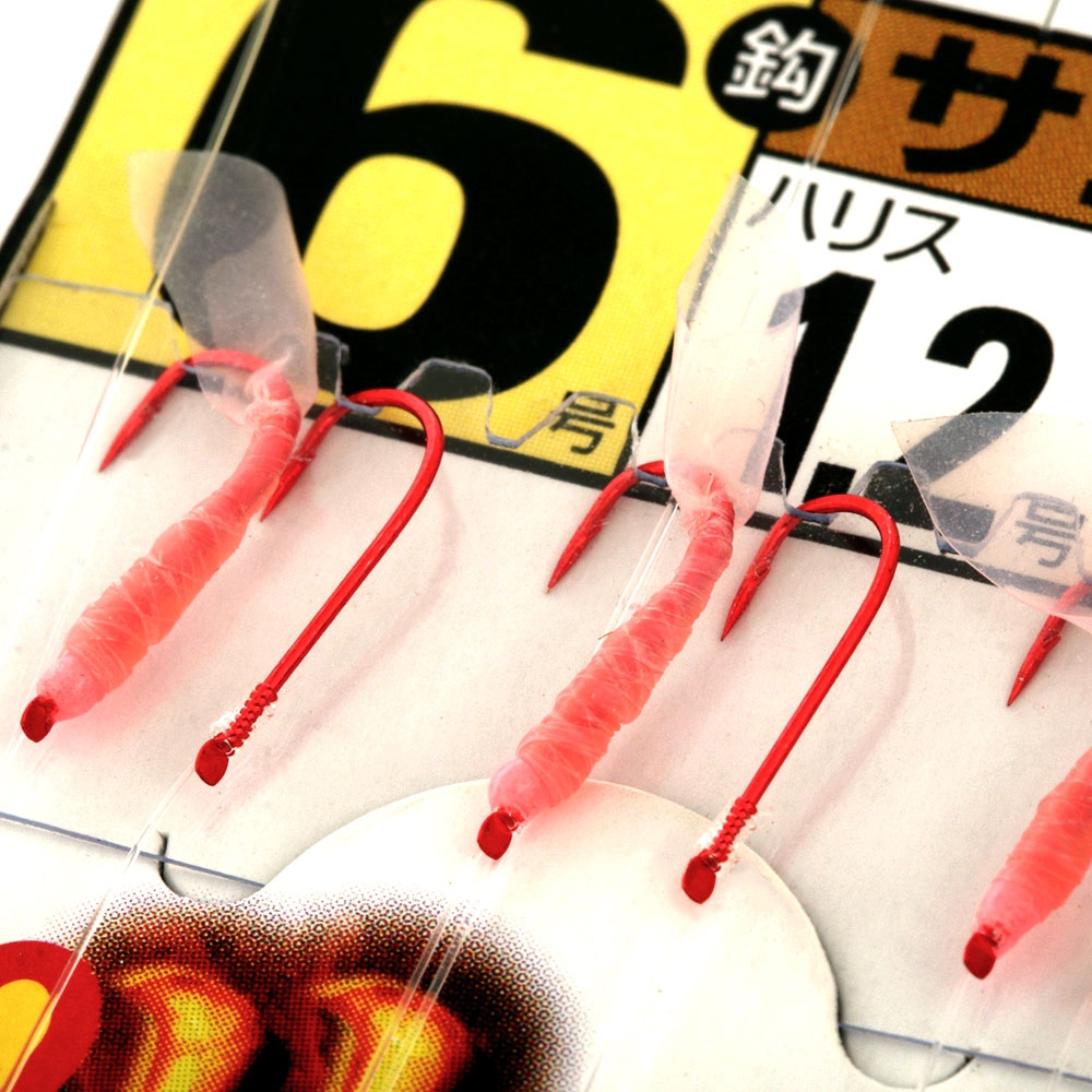 SASAME Piper Rig Replacement Hooks - 3 Sets