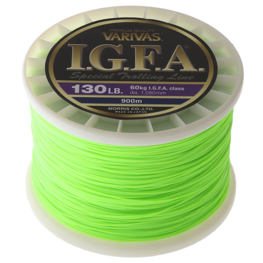 Varivas IGFA Special Trolling Line Hi-Vis Green 130lb 1.08mm 900m