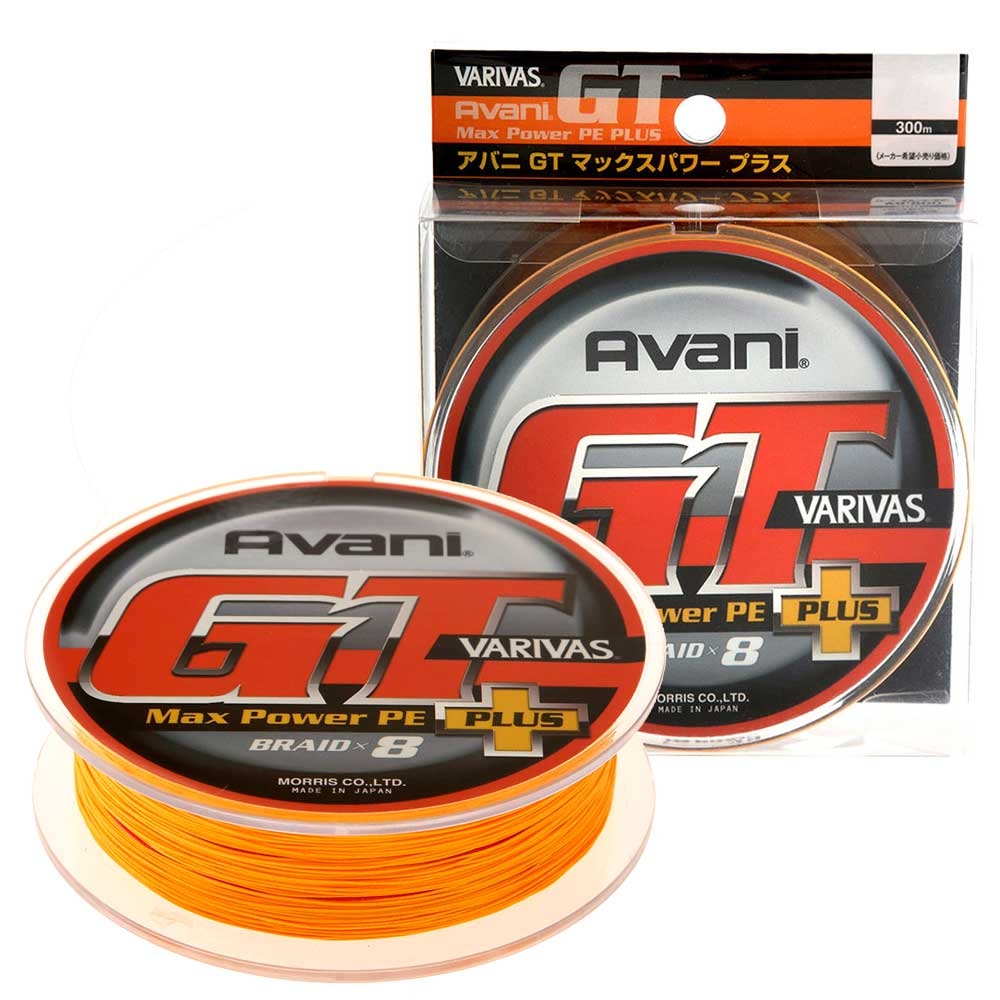 Varivas Avani GT Max Power x8 PE Plus Braid Hi-Vis Orange 300m PE8
