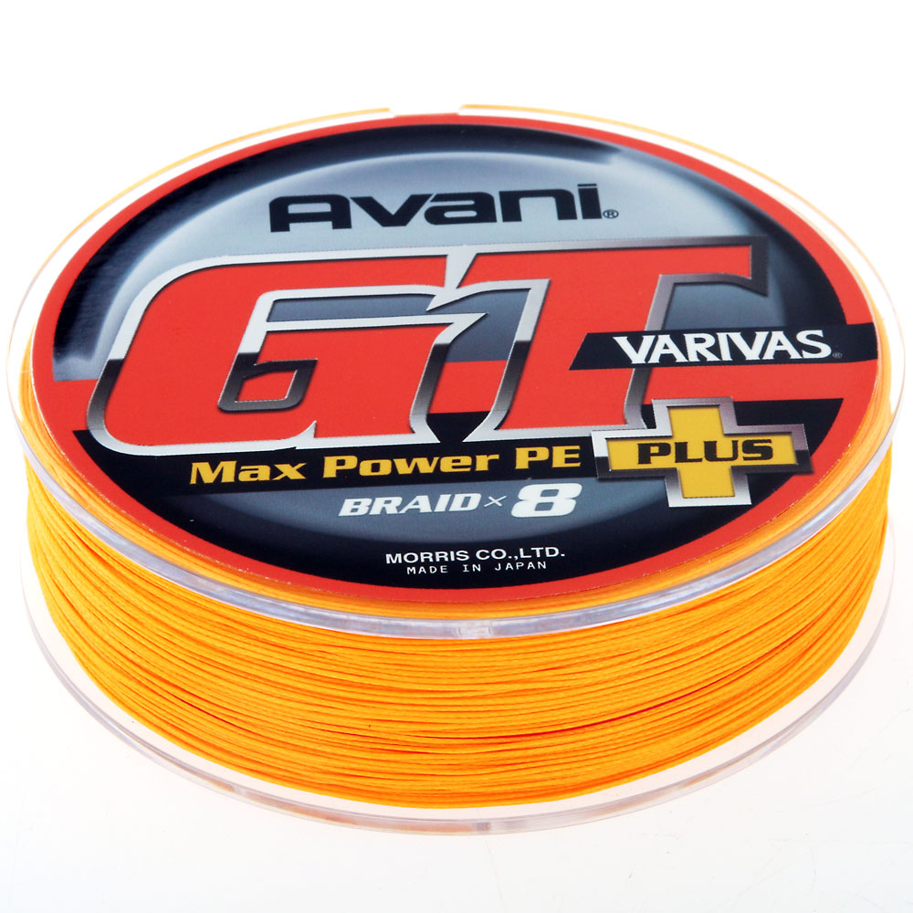 Varivas Avani GT Max Power x8 PE Plus Braid Hi-Vis Orange 300m PE10