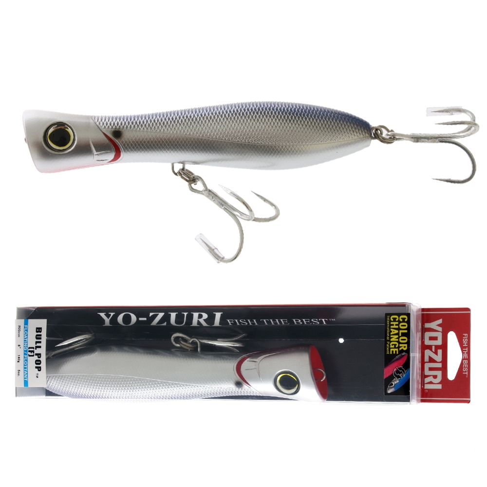 Yo-Zuri Bull Pop Floating Popper Lure 200mm Ballyhoo