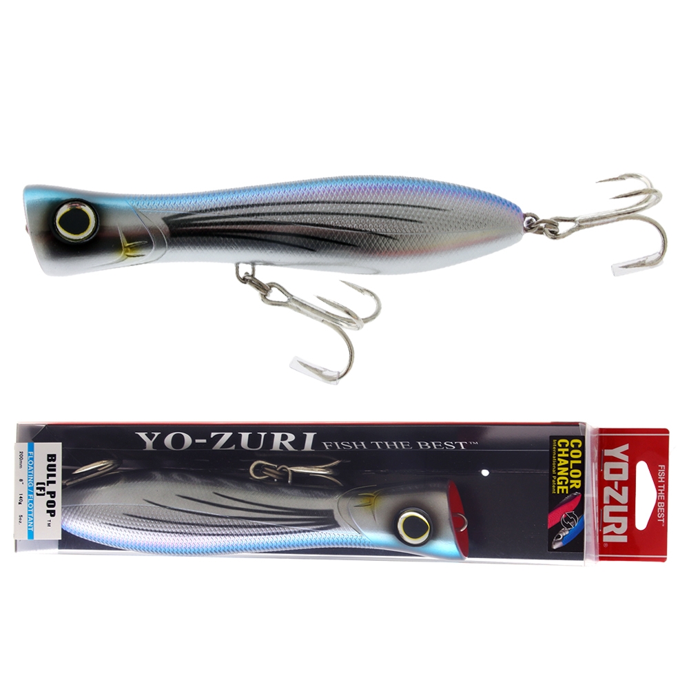 Yo-Zuri Bull Pop Floating Popper Lure 200mm Flying Fish