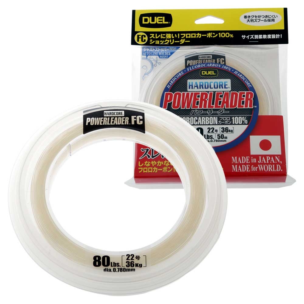 Yo-Zuri Duel Hardcore Powerleader Fluorocarbon 50m 80lb