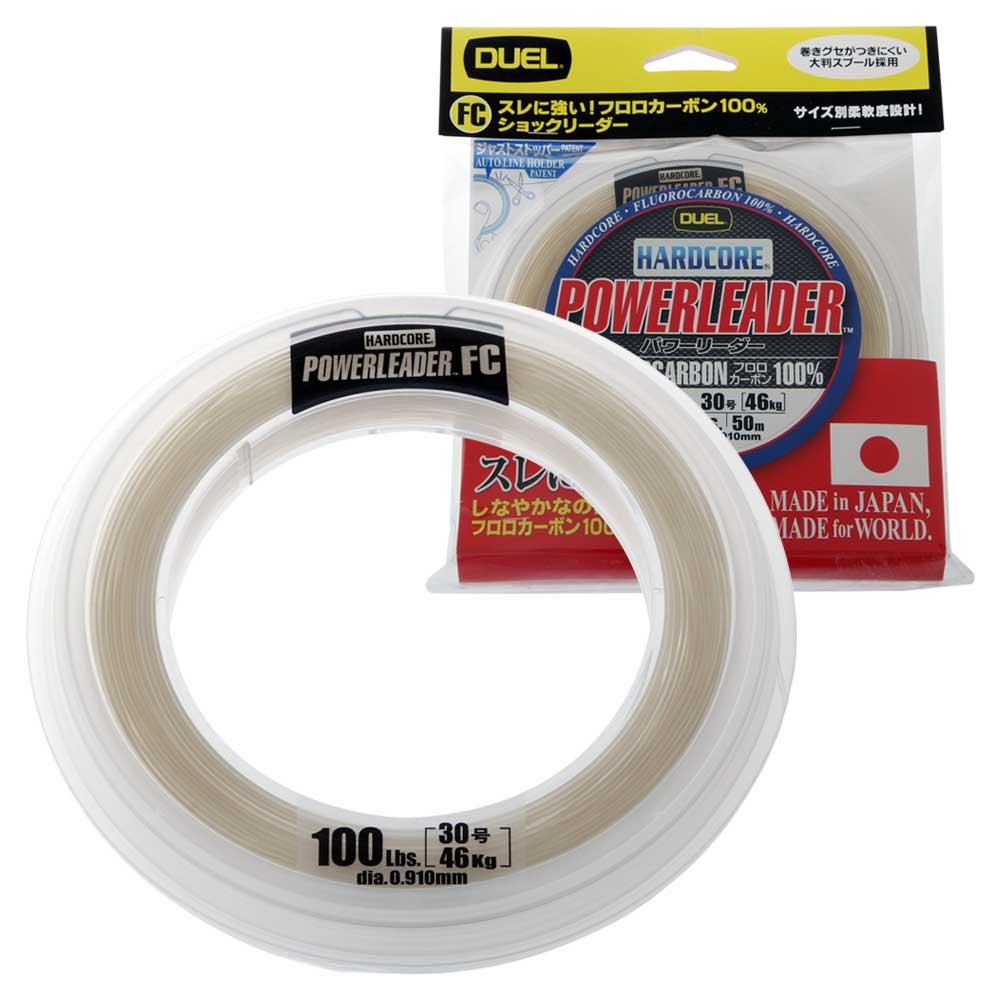Yo-Zuri Duel Hardcore Powerleader Fluorocarbon 50m 100lb