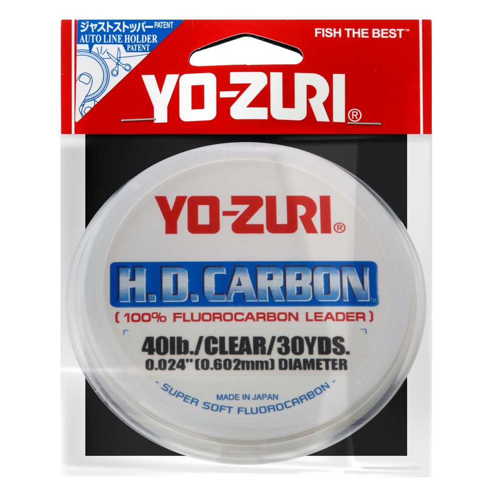 Yo-Zuri H.D. Carbon Fluorocarbon Leader Clear 30yd