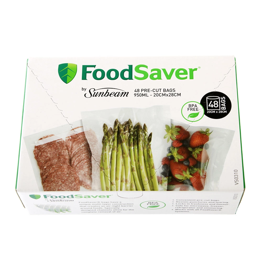 FoodSaver Pre-Cut Vacuum Sealer Bags Qty 48 FoodSaver Pre-Cut Vacuum Sealer Bags Qty 48