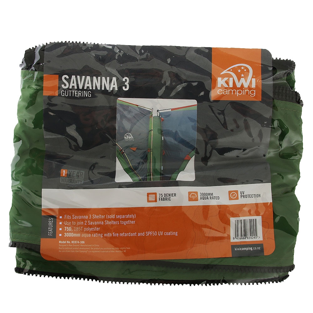 Kiwi Camping Savanna 3 Shelter Guttering System