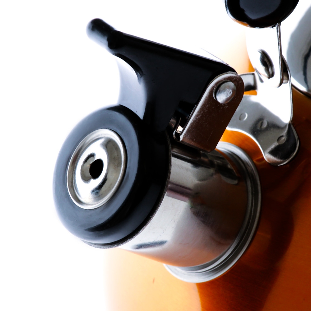 Kiwi Camping Deluxe Whistling Kettle Orange 2.5L