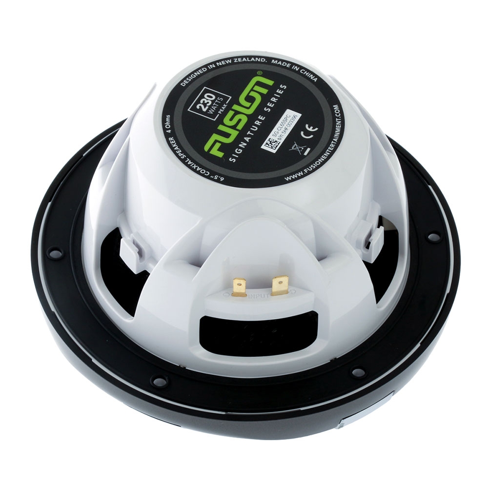 Fusion Signature 2-Way Coaxial Sports Chrome Marine Speakers with LED 6.5in 230W