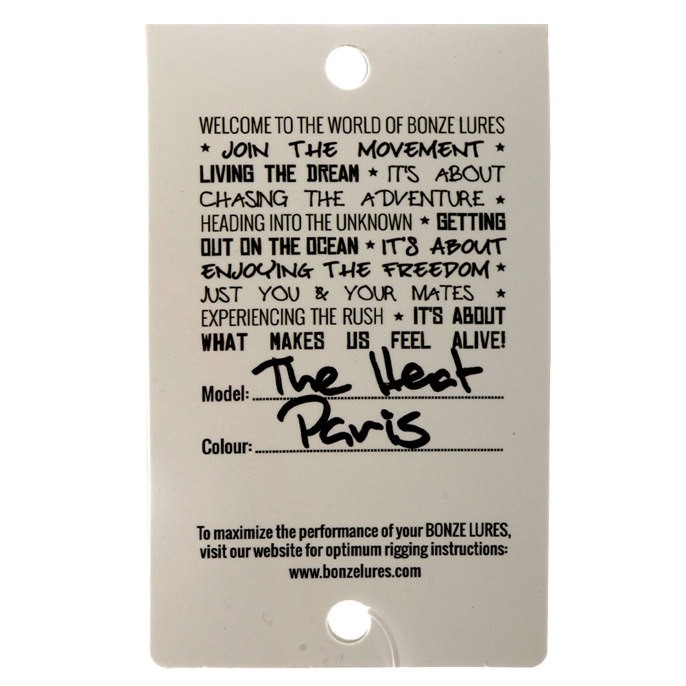 Bonze Pro The Heat Paris Game Lure 10.5in