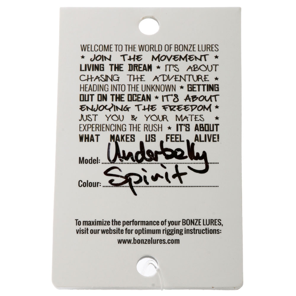 Bonze Pro Underbelly Spirit Medium Game Lure 12.5in