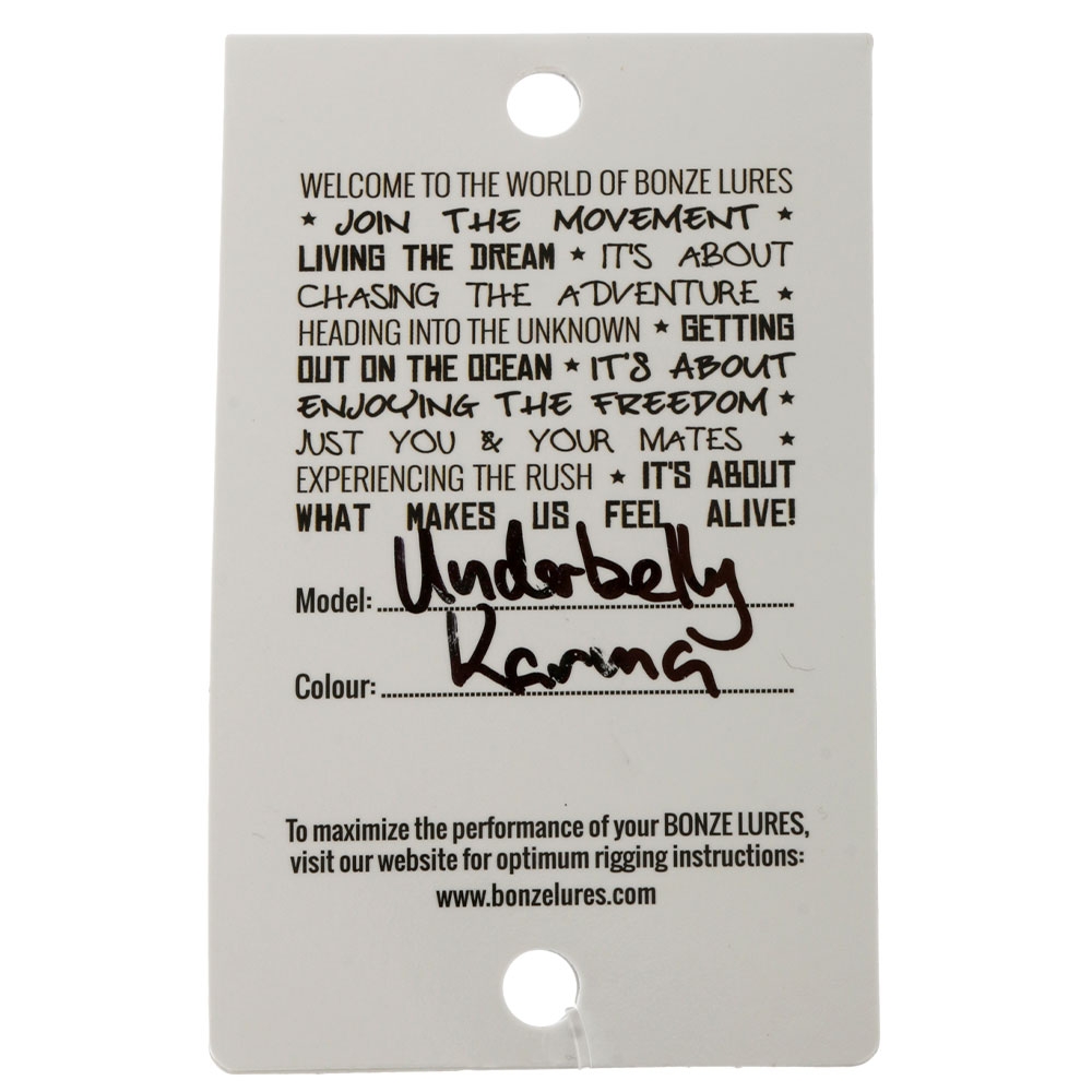 Bonze Pro Underbelly Karma Medium Game Lure 12.5in