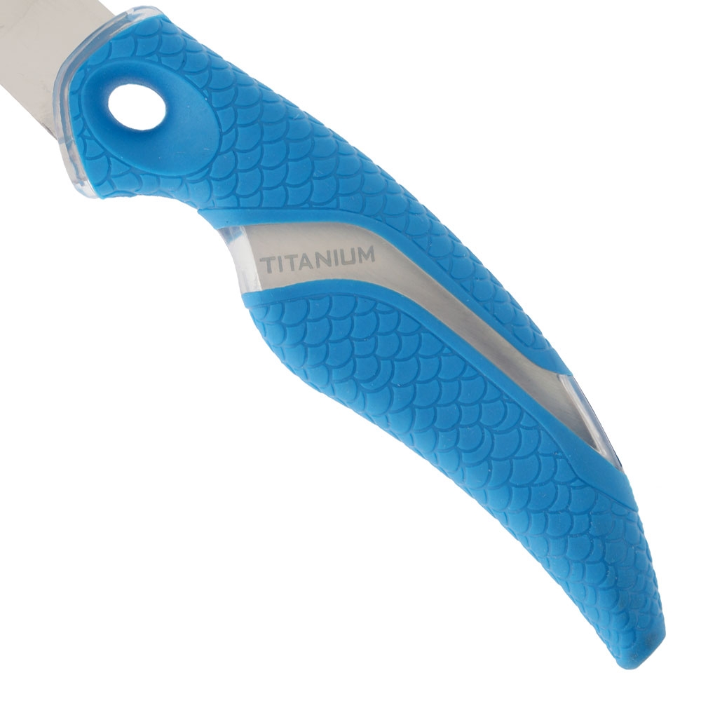 Cuda Titanium Bonded Freshwater Fillet Knife with Sheath  18cm